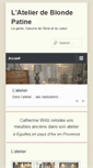 Mobile Screenshot of blondepatine.com